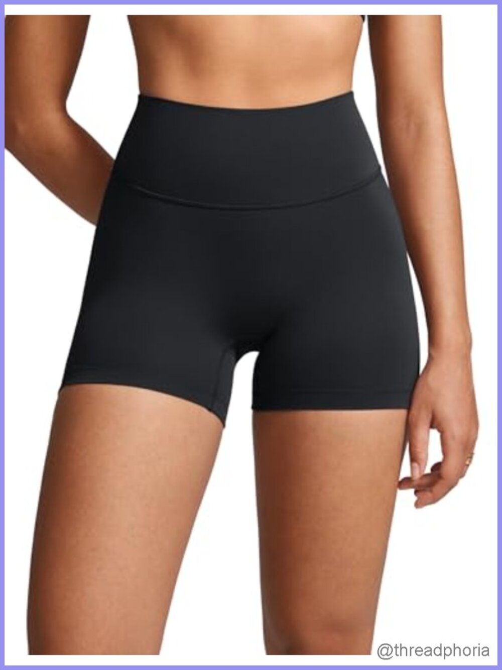 Biker Shorts High Rise No Front Seam 4" Inseam
